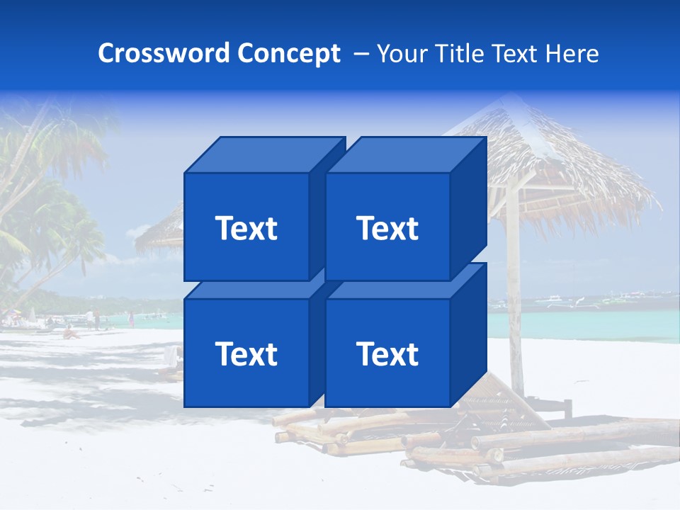 Maldives Travel Solitude PowerPoint Template