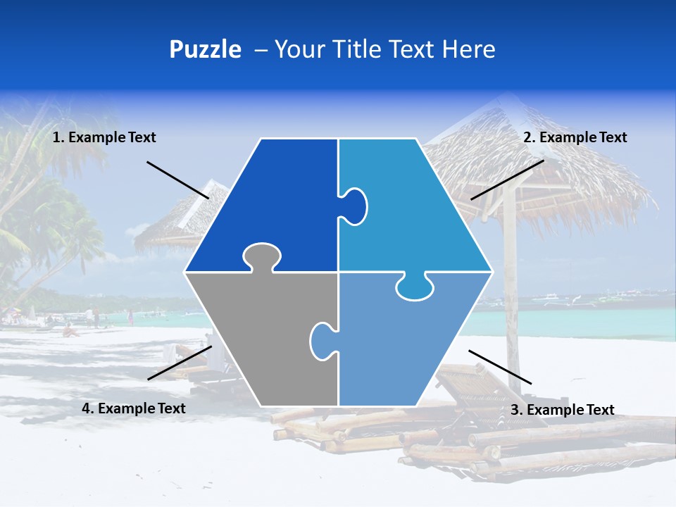 Maldives Travel Solitude PowerPoint Template