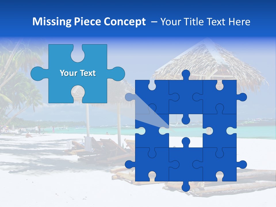 Maldives Travel Solitude PowerPoint Template