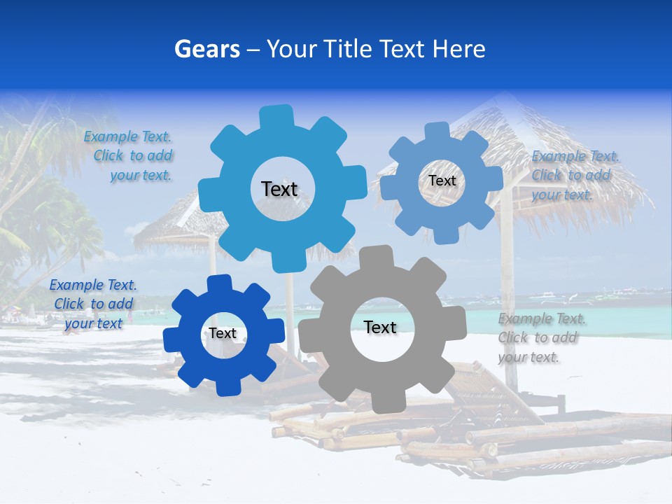 Maldives Travel Solitude PowerPoint Template