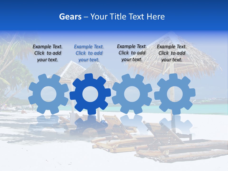 Maldives Travel Solitude PowerPoint Template