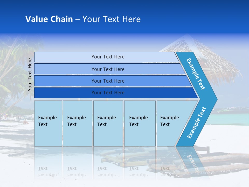 Maldives Travel Solitude PowerPoint Template