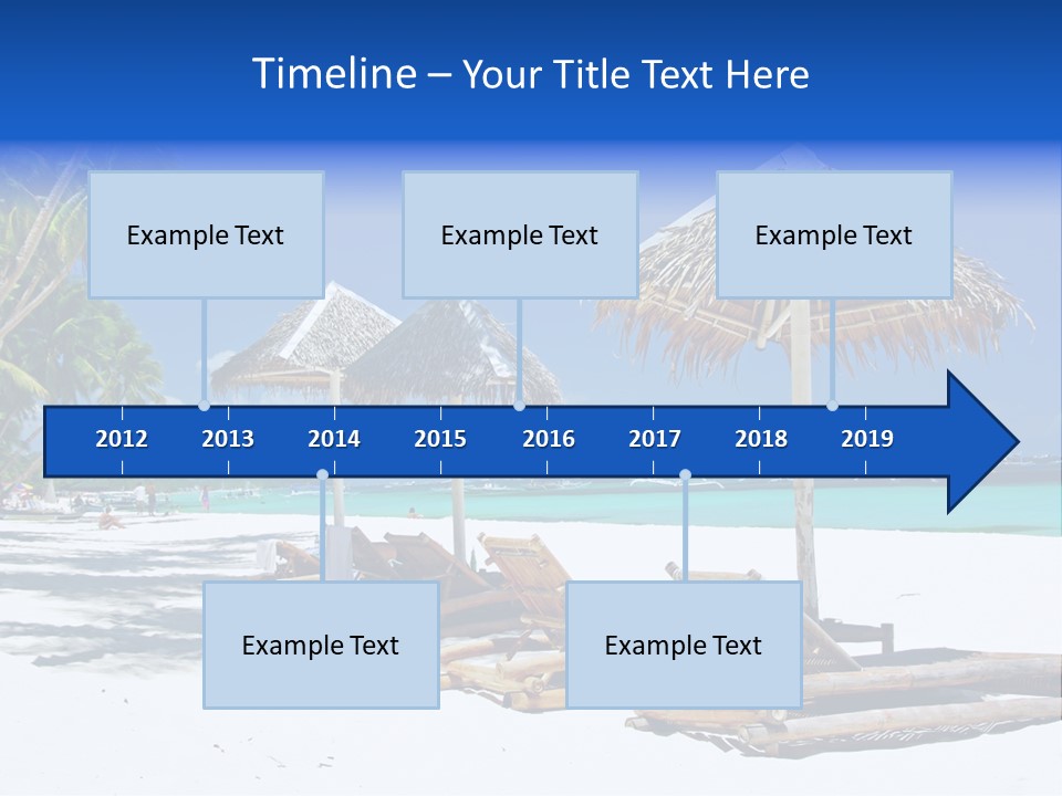 Maldives Travel Solitude PowerPoint Template