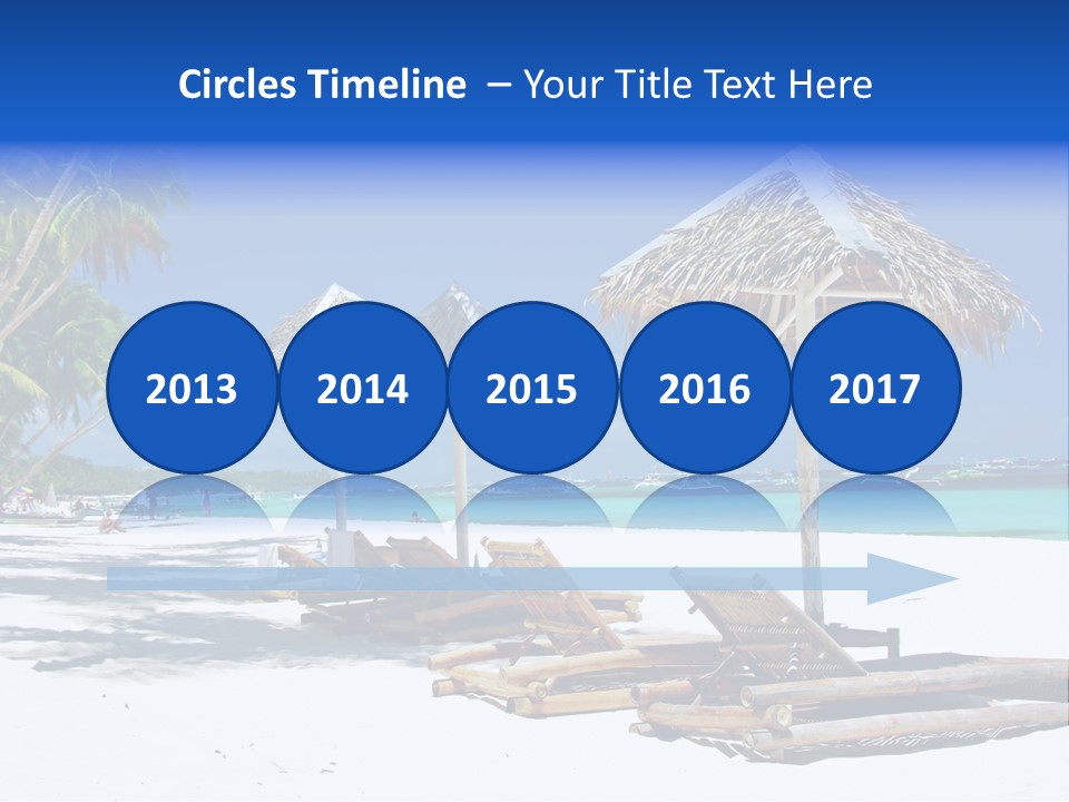 Maldives Travel Solitude PowerPoint Template