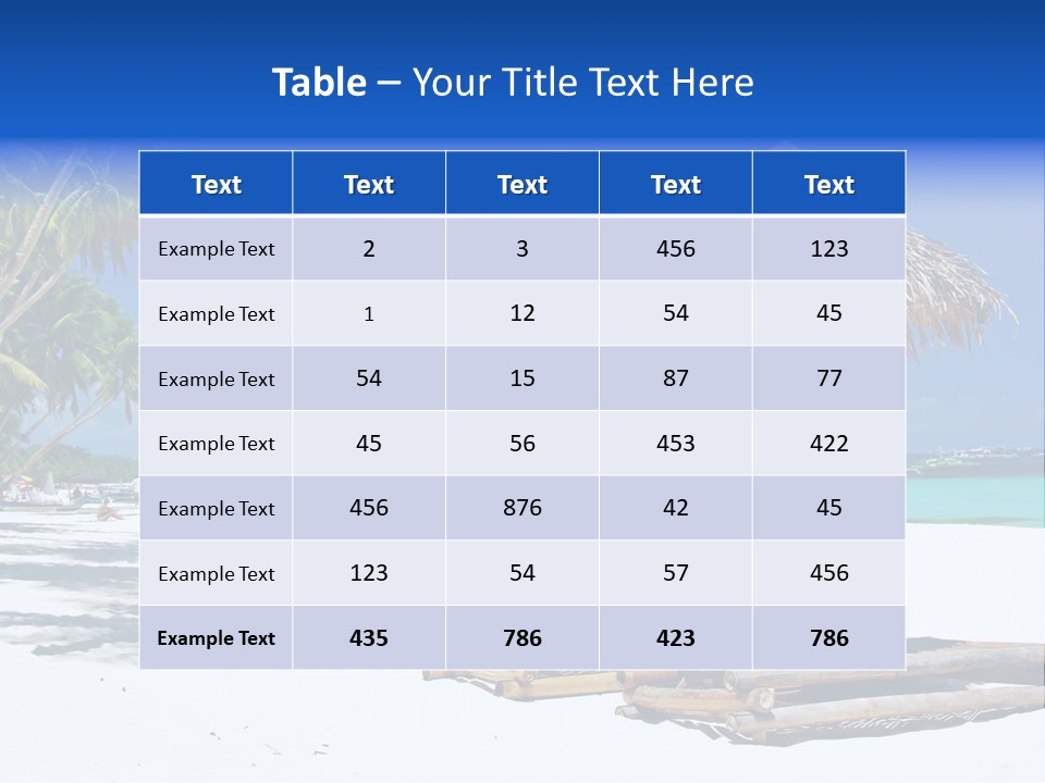 Maldives Travel Solitude PowerPoint Template