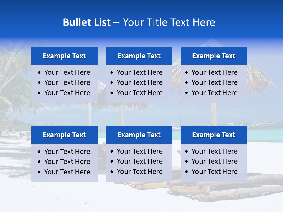 Maldives Travel Solitude PowerPoint Template