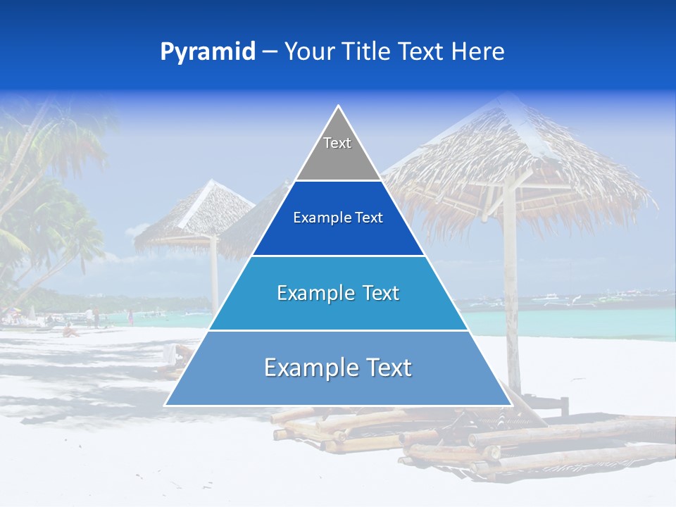 Maldives Travel Solitude PowerPoint Template
