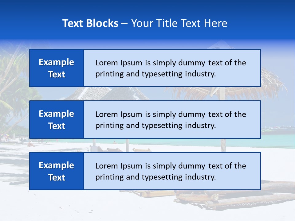 Maldives Travel Solitude PowerPoint Template