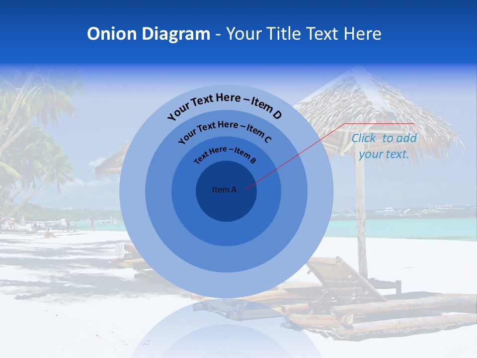 Maldives Travel Solitude PowerPoint Template