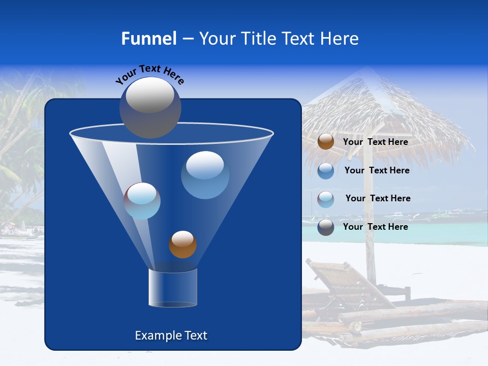 Maldives Travel Solitude PowerPoint Template