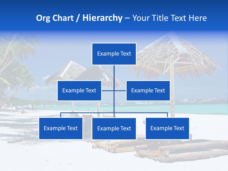 Maldives Travel Solitude PowerPoint Template