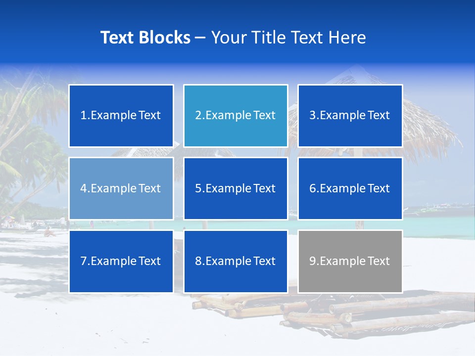 Maldives Travel Solitude PowerPoint Template