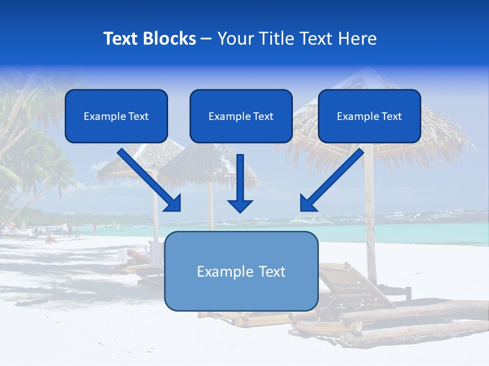 Maldives Travel Solitude PowerPoint Template
