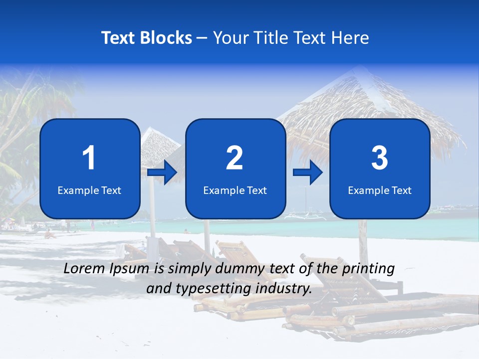 Maldives Travel Solitude PowerPoint Template