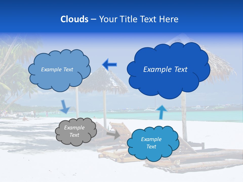 Maldives Travel Solitude PowerPoint Template