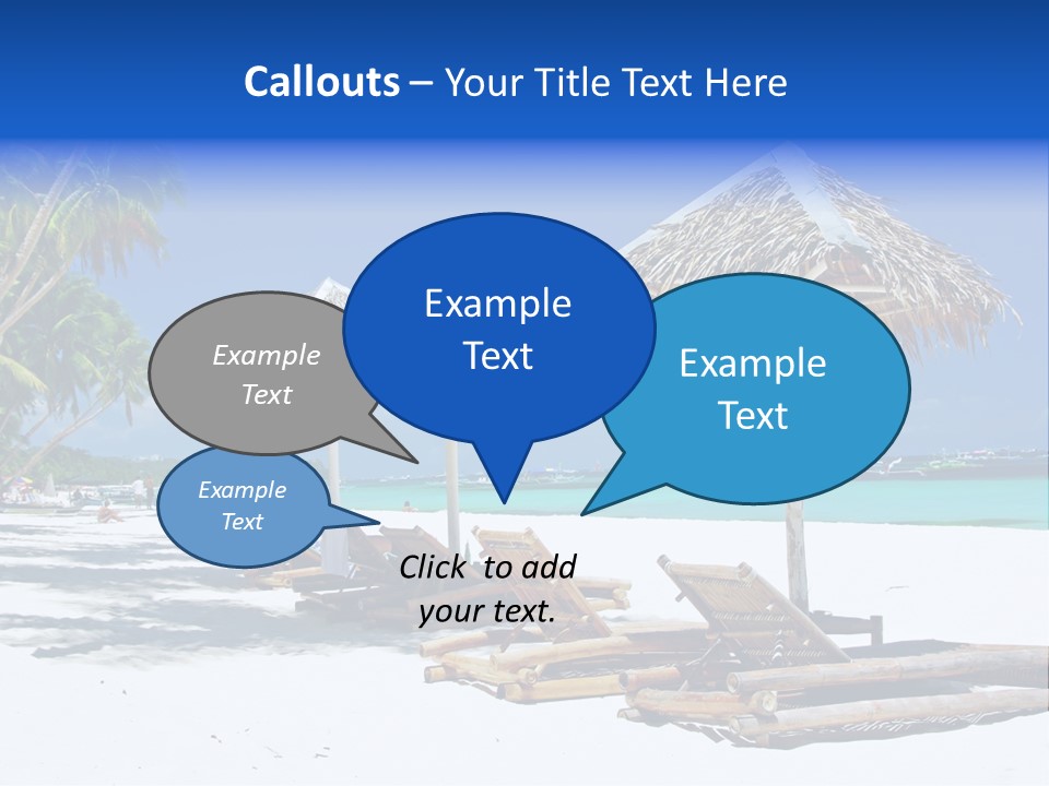 Maldives Travel Solitude PowerPoint Template