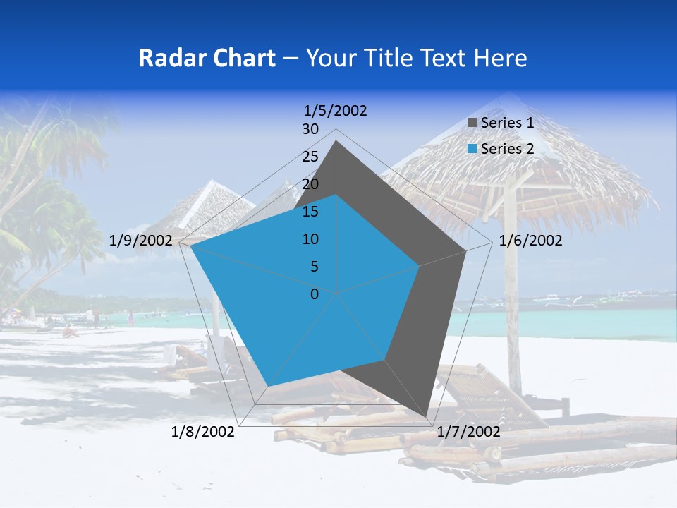 Maldives Travel Solitude PowerPoint Template