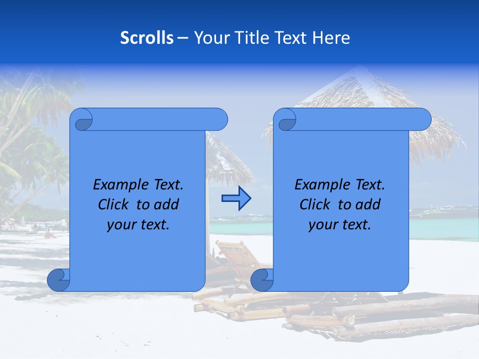 Maldives Travel Solitude PowerPoint Template