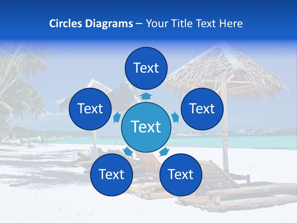 Maldives Travel Solitude PowerPoint Template