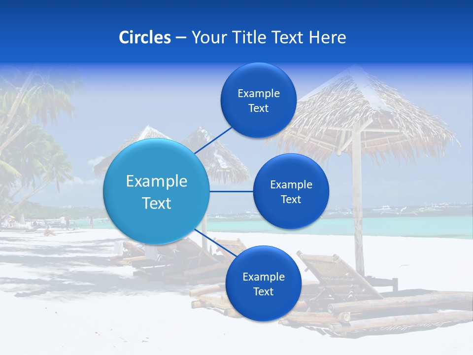 Maldives Travel Solitude PowerPoint Template