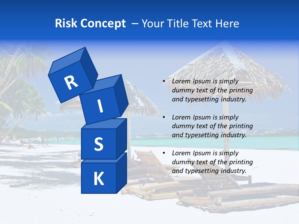 Maldives Travel Solitude PowerPoint Template