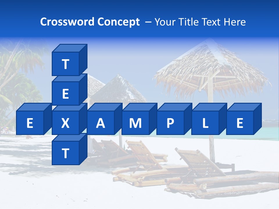 Maldives Travel Solitude PowerPoint Template