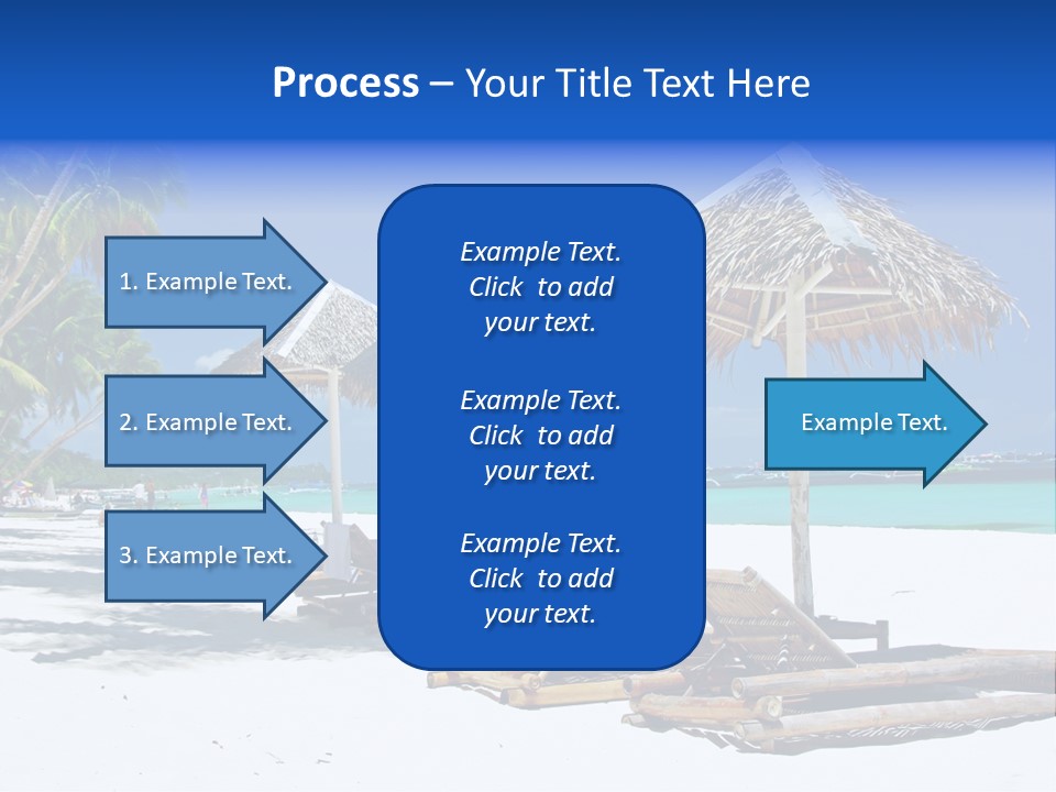 Maldives Travel Solitude PowerPoint Template
