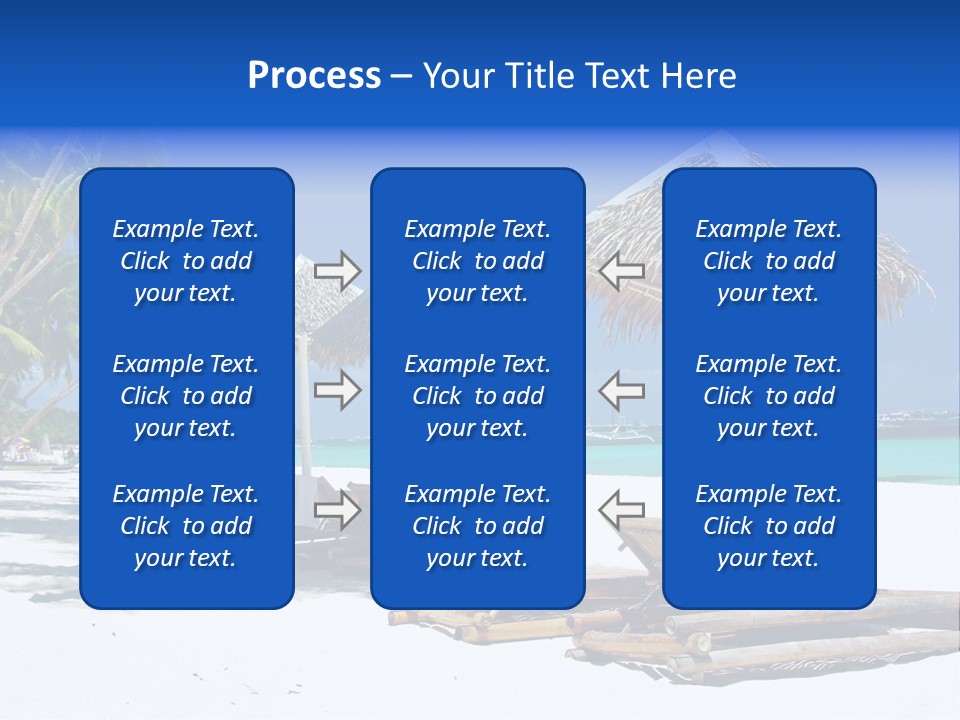 Maldives Travel Solitude PowerPoint Template