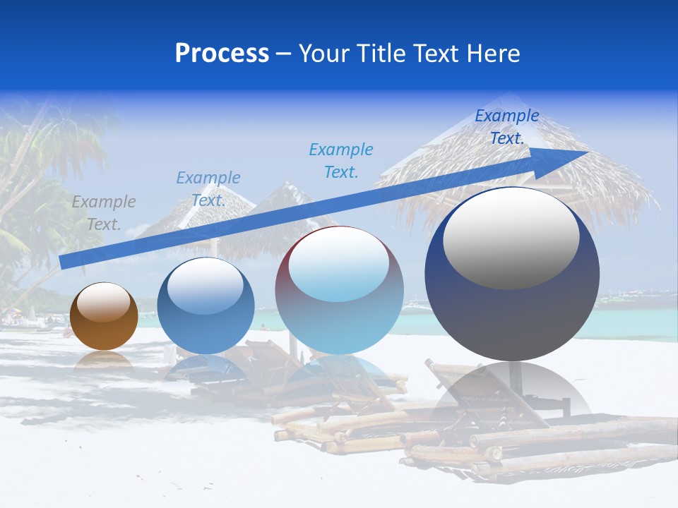 Maldives Travel Solitude PowerPoint Template
