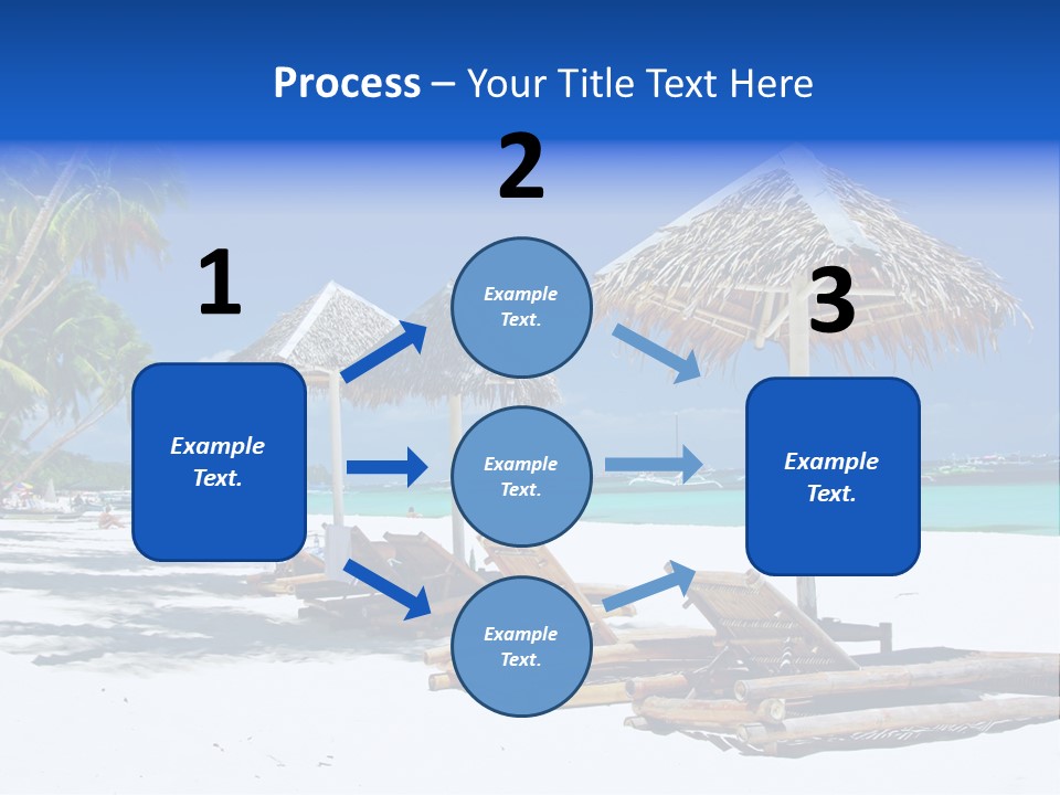 Maldives Travel Solitude PowerPoint Template
