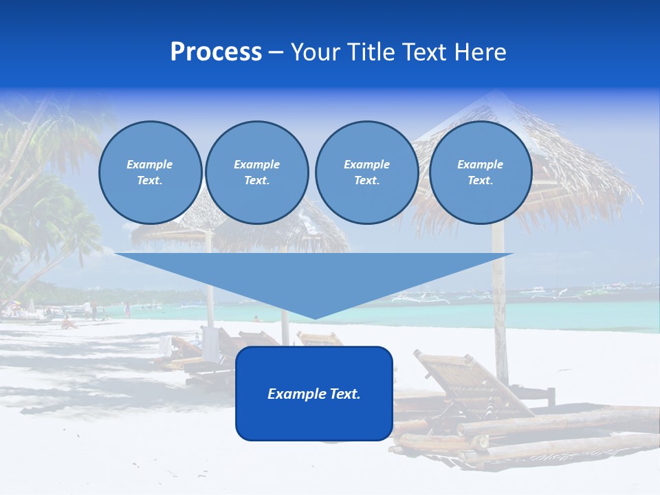 Maldives Travel Solitude PowerPoint Template