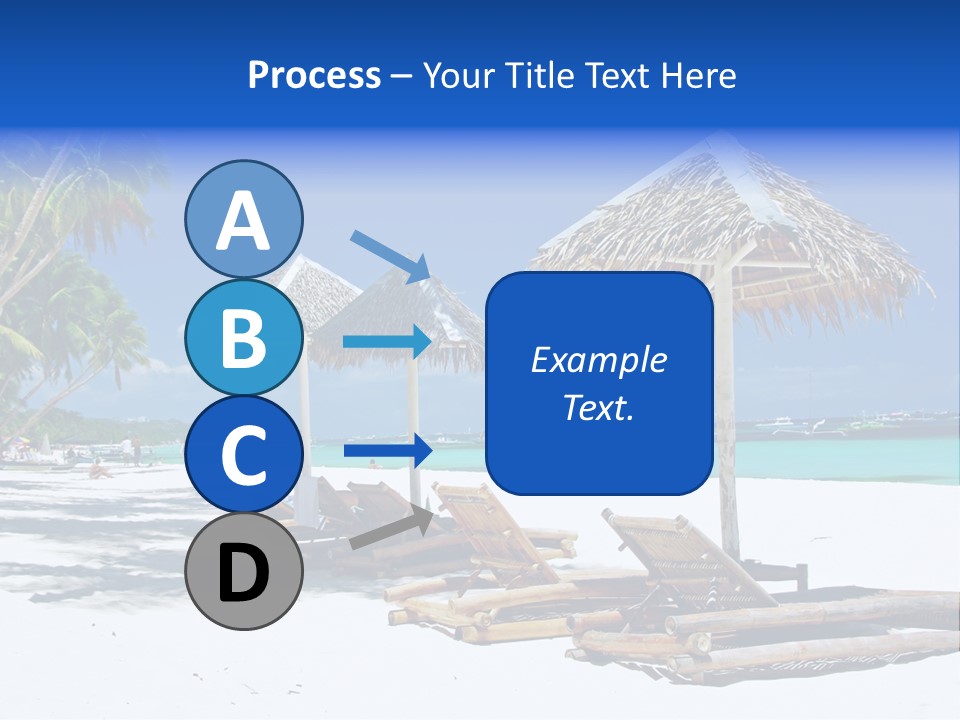 Maldives Travel Solitude PowerPoint Template