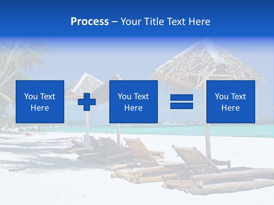Maldives Travel Solitude PowerPoint Template
