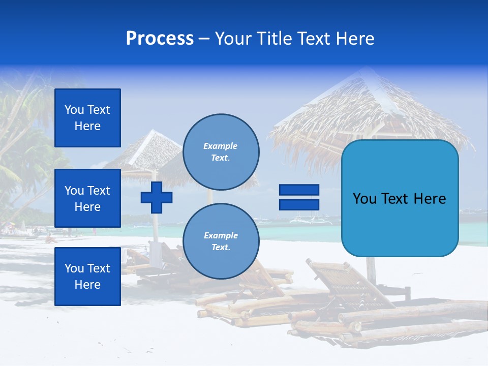 Maldives Travel Solitude PowerPoint Template