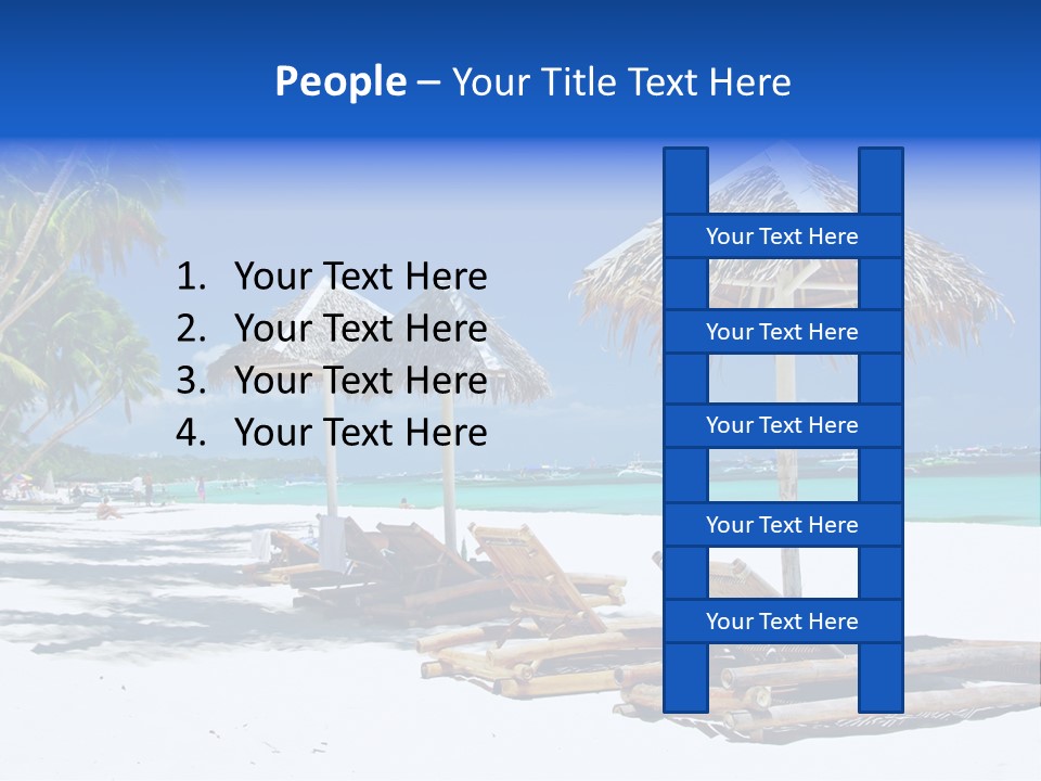 Maldives Travel Solitude PowerPoint Template