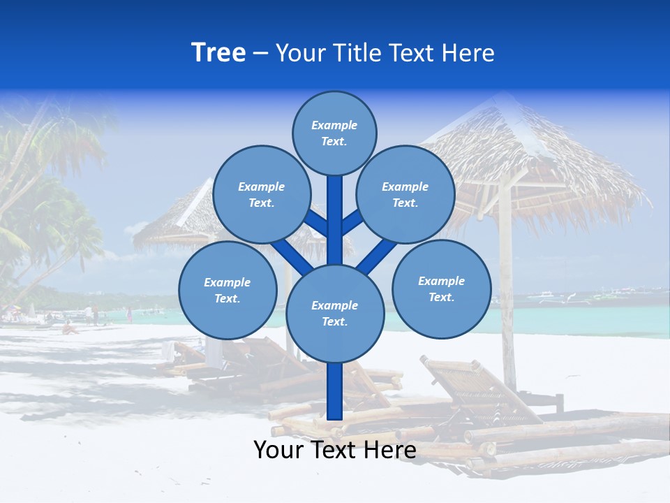Maldives Travel Solitude PowerPoint Template