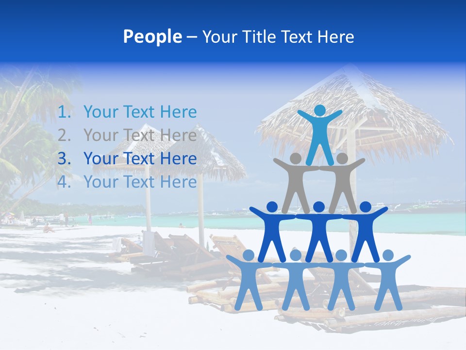 Maldives Travel Solitude PowerPoint Template