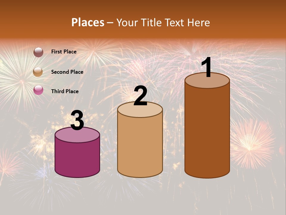 Rockets Colors Exploding PowerPoint Template