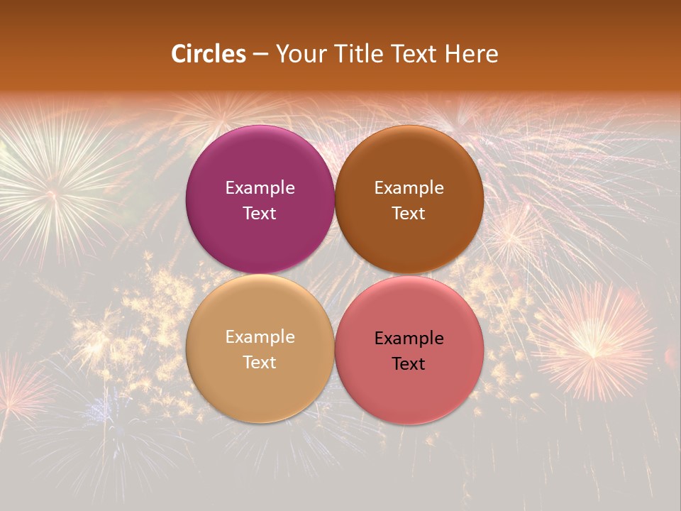 Rockets Colors Exploding PowerPoint Template