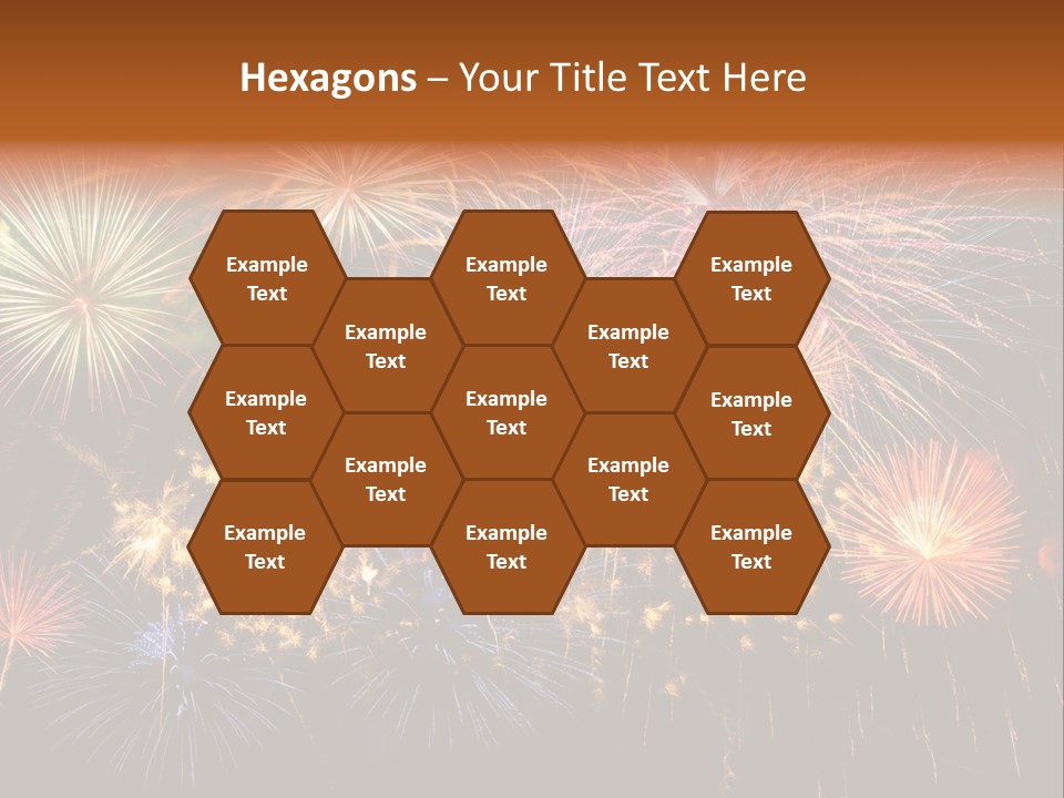 Rockets Colors Exploding PowerPoint Template