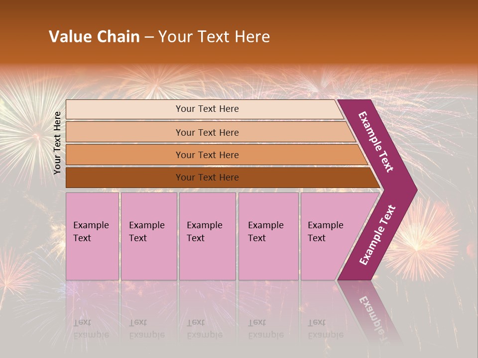 Rockets Colors Exploding PowerPoint Template