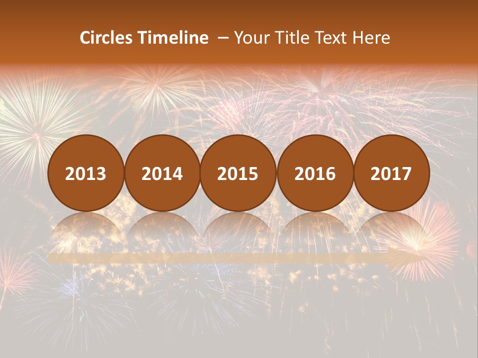 Rockets Colors Exploding PowerPoint Template