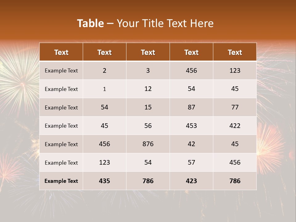 Rockets Colors Exploding PowerPoint Template