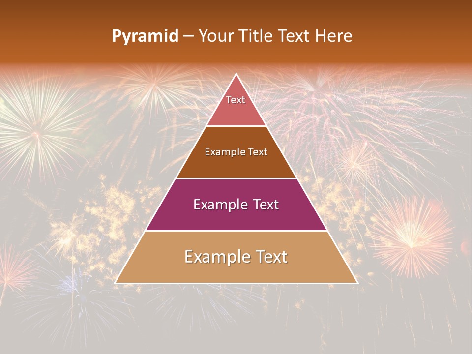 Rockets Colors Exploding PowerPoint Template