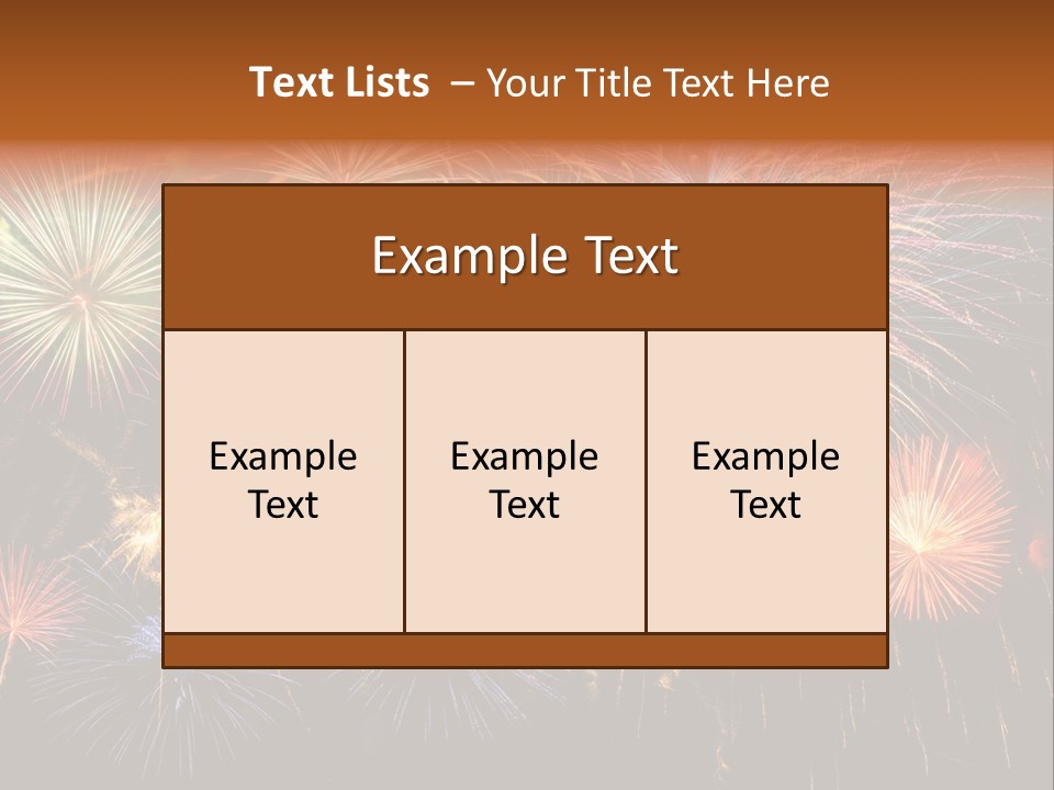 Rockets Colors Exploding PowerPoint Template
