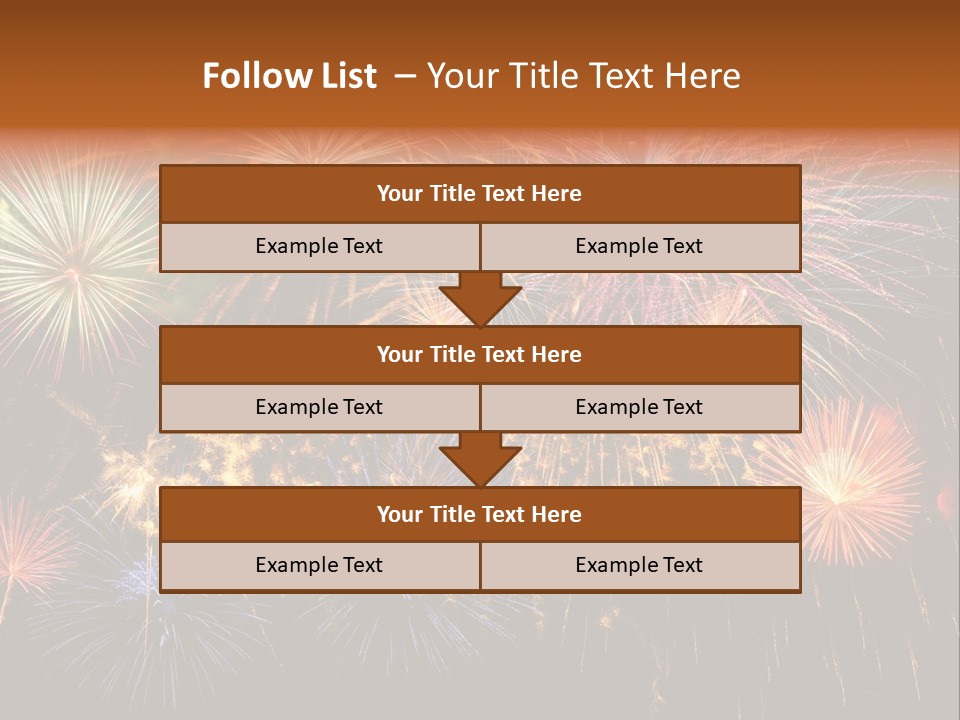 Rockets Colors Exploding PowerPoint Template