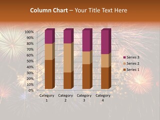 Rockets Colors Exploding PowerPoint Template