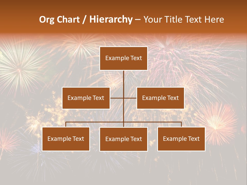 Rockets Colors Exploding PowerPoint Template