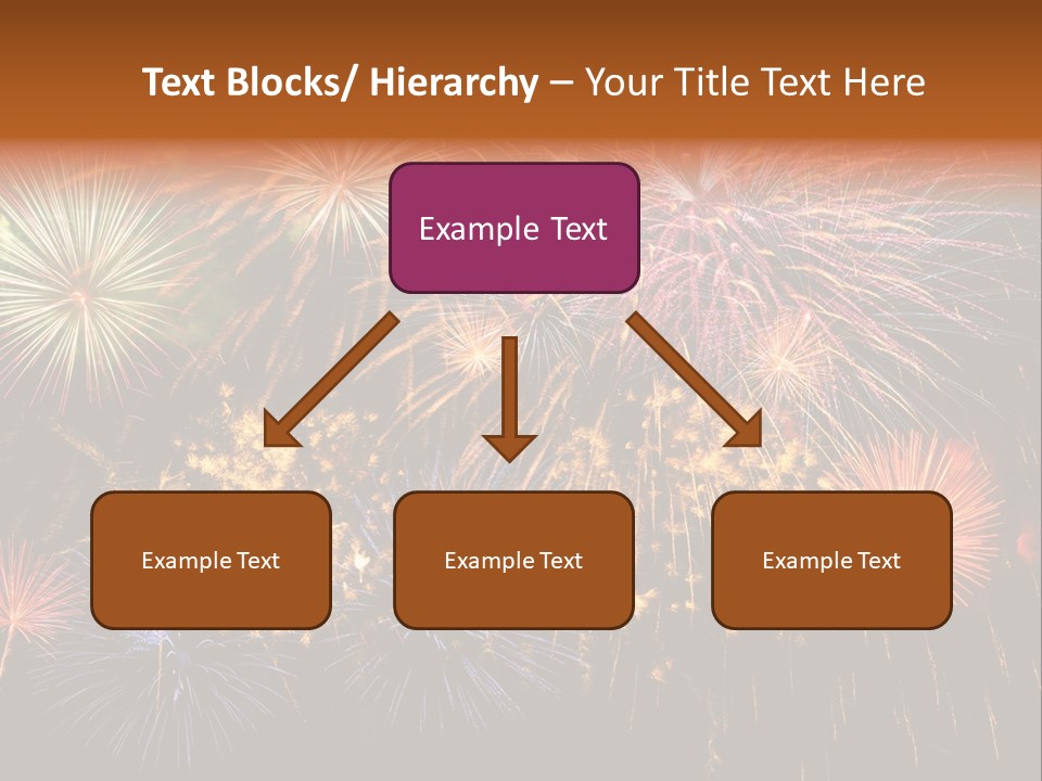 Rockets Colors Exploding PowerPoint Template