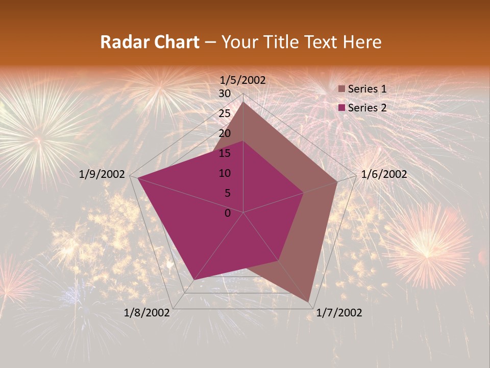 Rockets Colors Exploding PowerPoint Template